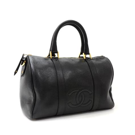 chanel boston bag vintage|authentic vintage chanel bags.